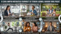 6 Cara Ampuh Mengatasi Burnout di Tengah Jadwal Harian yang Padat
